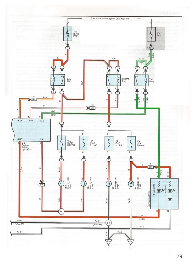 How to disable drl on 03 toyota matrix