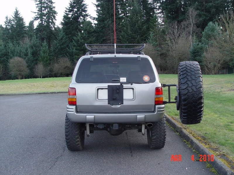 1996 Jeep grand cherokee spare tire mount #3
