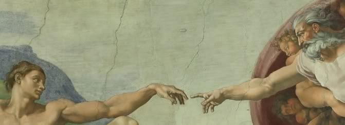 anthropocentric god, michelangelo, paul watson