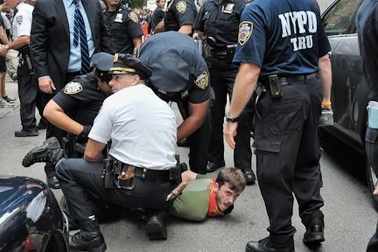 occupy wall st police