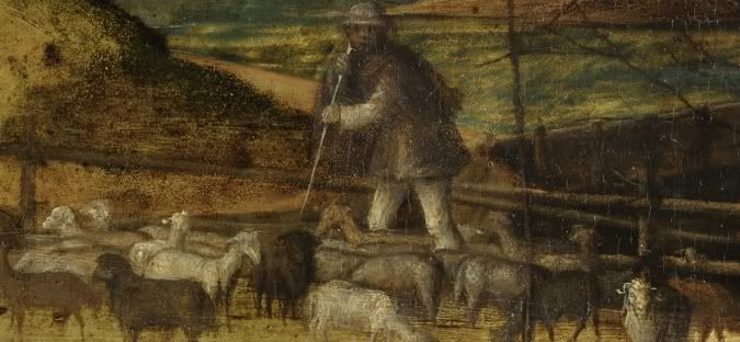 St. Francis in the Desert bellini detail