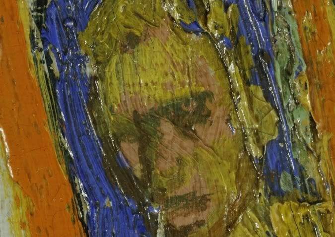 van gogh bedroom detail