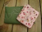 Olive Linen/Owls in Trees Print Pouch Sling Set