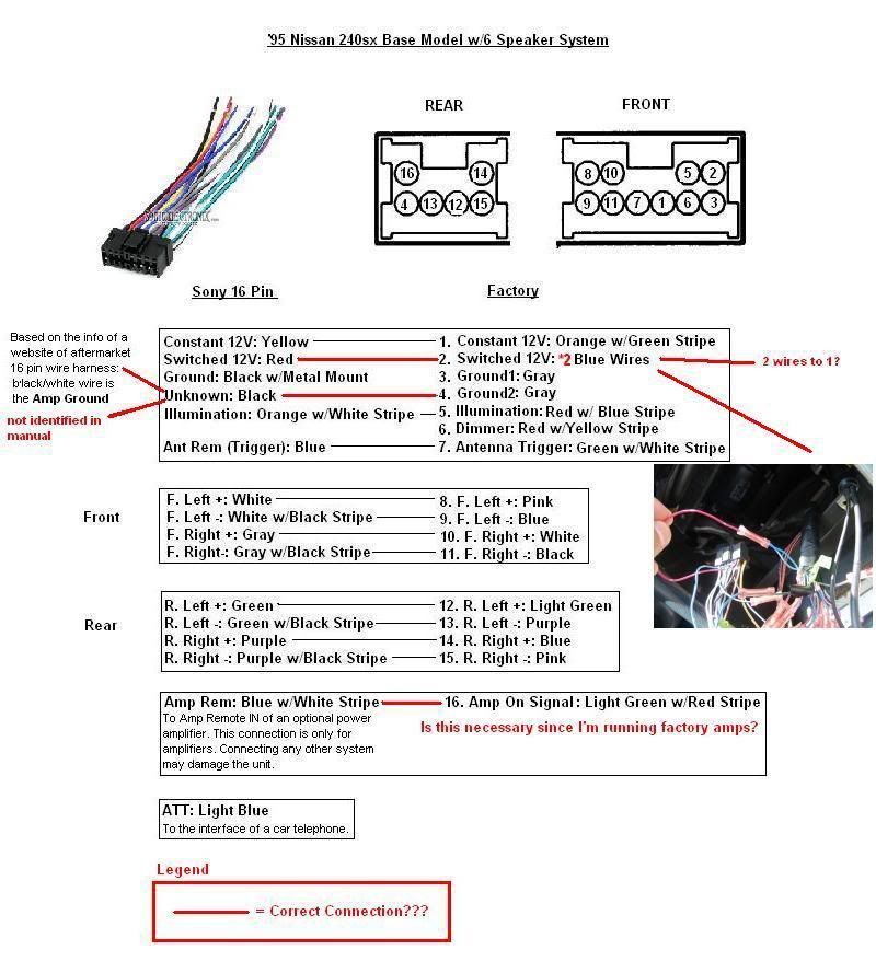 2001 Nissan xterra car stereo wiring diagram #2