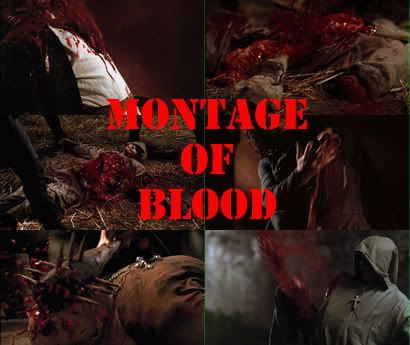 montage of blood