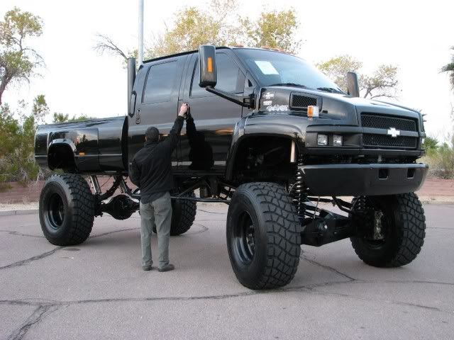 badass lifted chevy