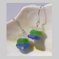 pureseaglass32.jpg Sea Glass Earrings image by ancientglass