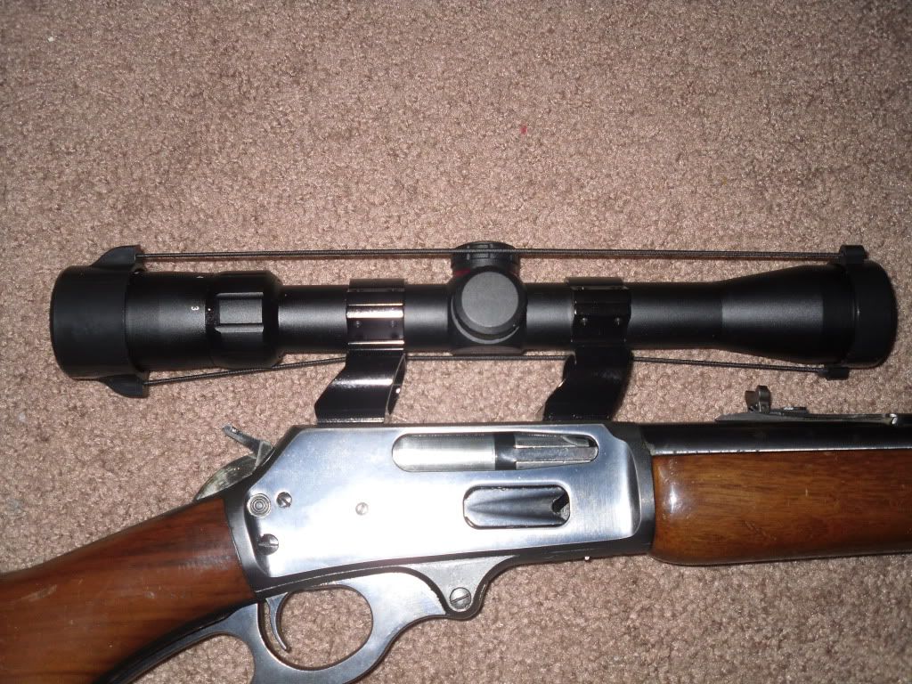 WTS/WTT Simmons 8 Point 39x32 Scope, See through scope mount for Marlin 336, Weaver base for