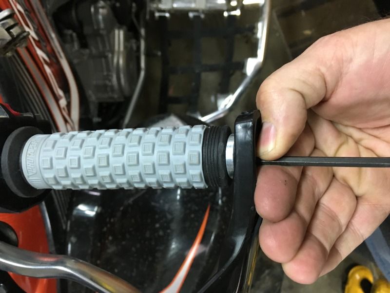 Acerbis handguard install on stock handlebars Raptor Forum