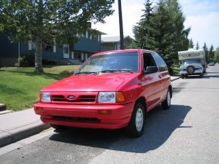 red ford festiva