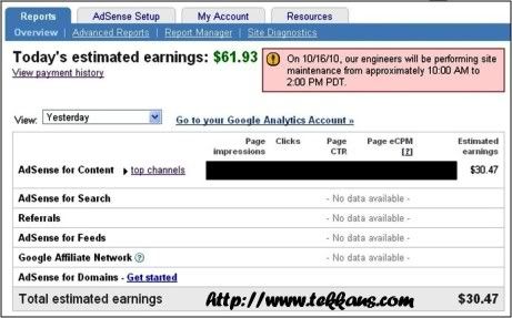 I Made US$64.52 With Adsense In One Day,Make Money Online With Adsense,Make Money Online Fast