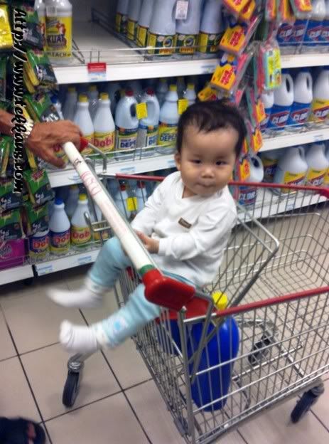 Riding Shopping Cart