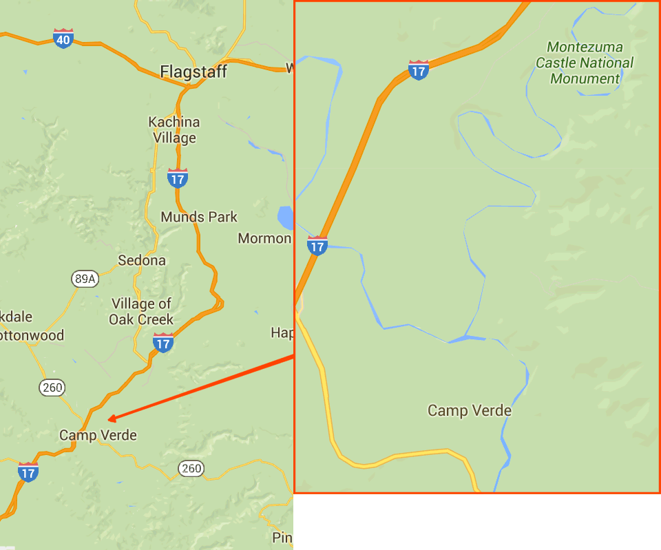 Road to Camp Verde not on map and not blocked off [FIXED] SCS Software