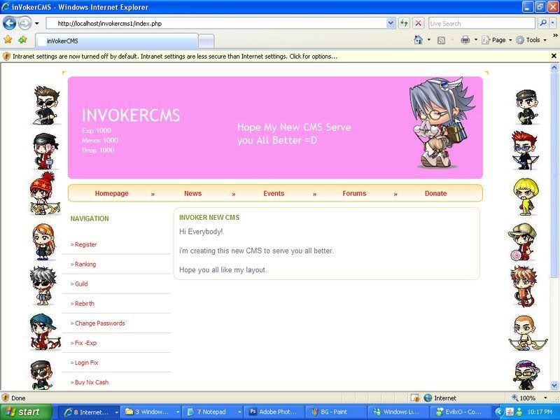 xiaokelvin - [Release]New inVoker CMS V3(info of v4) - RaGEZONE Forums
