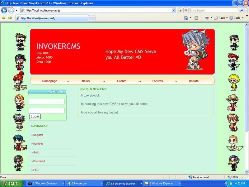 xiaokelvin - [Release]New inVoker CMS V3(info of v4) - RaGEZONE Forums