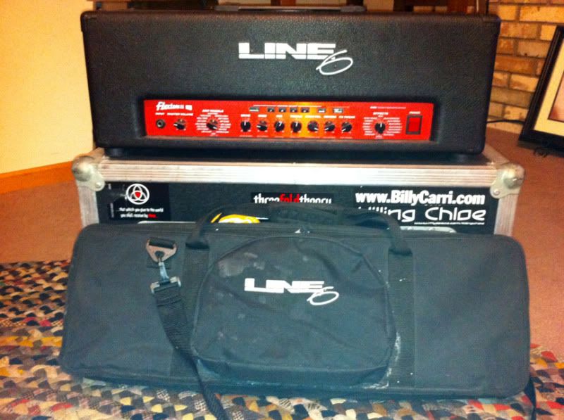 FS Line 6 Flextone II HD w/roadcase, and Line 6 Floorboard w/padded