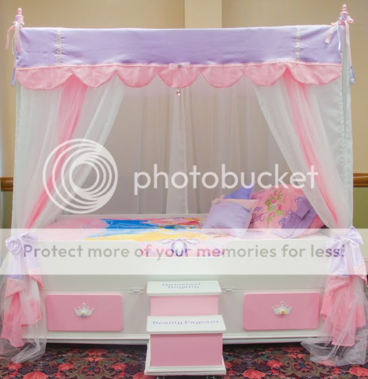 Ultimate Princess Toddler Canopy Bed Girls Bed Girls Bedroom Furniture