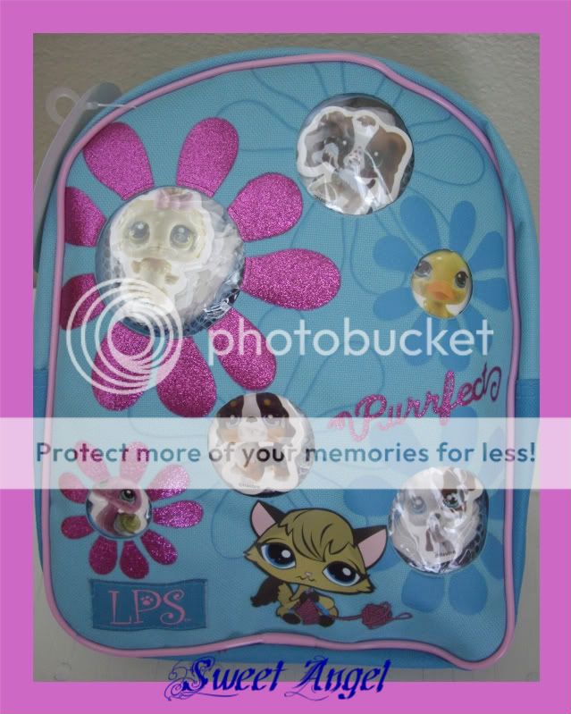 New LITTLEST PET SHOP Mini BACKPACK Cat *Pet Carrier*  