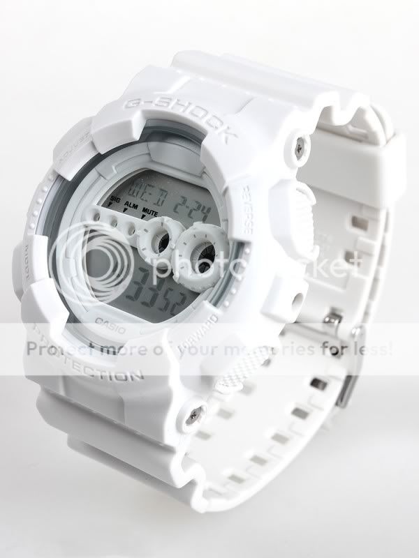 100% Authentic CASIO G SHOCK Large White World Time Watch GD 100WW 7 