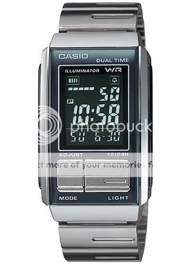 CASIO FUTURIST Digital LA 201W 1 Black Watch  