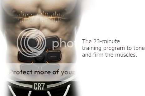 Cristiano Ronaldo's Six-pack Abs With SIXPAD Get 6 pack adbomen